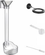 Fish and Shrimp Feeding Dish Set, Fish Tank Directional Feeding Tube, Aquarium Fish Feeder Tube Kit with Fish Feeding Ring, Cleaning Brush for Fish Tank - Image 2