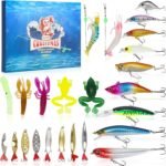 Fishing Advent Calendar 2024, 24 Days Fishing Lure Countdown Calendar for Anglers Adult Men Teen Boys, Creative Xmas Fishing Gift - Image 2