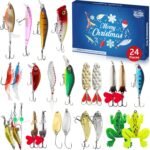 Fishing Advent Calendar 2024 Fishing Lure for Adult Men and Teens, 24 Days Christmas Countdown Tackle Set, Xmas Gift for Dad, Grandpa, Brother or Boyfriend - Image 2