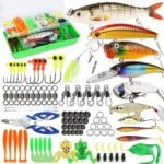 Fishing Lures Tackle Box Bass Fishing Kit Including Animated Lure,Crankbaits,Spinnerbaits,Soft Plastic Worms, Topwater Lures,Hooks,Saltwater & Freshwater Fishing Gear for Bass,Trout, Salmon. - Image 2