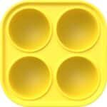 Frozen Treat Tray Mold, Freezable Fillable Rubber Molds Freeze Refill Treats for Treat Dispensing Dog Toy, Treat Dispensing Refillable Homemade Freezable Dog Food, Yellow - Image 2
