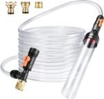 Gravel Vacuum for Aquarium Water Changer Fish Tank Cleaning Tools,Siphon Universal Quick Pump Aquarium Water Changing (30ft) - Image 2