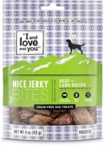 I AND LOVE AND YOU Nice Jerky Bites - Beef + Lamb - Grain Free, Real Beef, Training Treat, Chewy Dog Treats, Filler Free, 4oz (Pack of 6) - Image 2