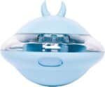 Interactive Treat Dispensing Dog Toys, UFO Shaped Dog Interactive Toys for Boredom, Rotating Food Puzzle for Dogs and Puppies, Dog Enrichment Toys and Treat Dispenser for Pets (Blue) - Image 2
