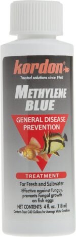 Kordon Methylene Blue Disease Preventative – Safe for Freshwater & Saltwater Aquariums, Prevents Fungal Infections & Treats Parasites, Reduces Fish Stress, 4-Ounces - Image 2