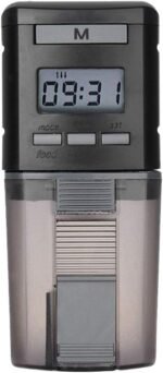 LONDAFISH Aquarium Fish Feeder, 0.175L Capacity, Plastic, Timer, Suitable for Pelleted, Particle, Flake Feeds - Image 2