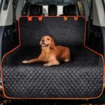 MIXJOY SUV Cargo Liner for Dogs, Waterproof Cargo Liner for SUV, Pet Dog Cargo Cover Mat with Bumper Flap Protector, Nonslip Dog Seat Cover for SUV Trunk Sedans Vans, Universal Fit (90" L x 55" W) - Image 2