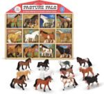 Melissa & Doug Pasture Pals - 12 Collectible Horses With Wooden Barn-Shaped Crate - Toy Horses, Horse Figures For Kids Ages 3+ - Image 2