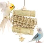 Natural and Dye-Free Seagrass Bird Toys for Cockatiels Chewing, Shredding, and Foraging Ideal for Parrotlets, Cockatiels, Conures, Parakeets, Budgies, Love Birds and More - Image 2