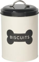 Now Designs Dog Biscuits Tin, Ivory,Biege/Black - Image 2