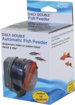 PENN-PLAX Daily-Double Automatic Fish Feeder for Aquariums – Battery Operated (AA) – Features On/Off Switch – Perfect for Vacations, Holidays, and Weekend Travel - Image 2