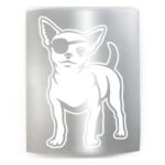 PIRATE Chihuahua Dog - PICK COLOR & SIZE - Breed Canine Vinyl Decal Sticker A - Image 2