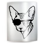 PIRATE Sphynx Funny - PICK COLOR & SIZE - Cat Feline Breed Pet Love Vinyl Decal Sticker B - Image 2