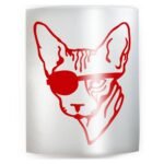 PIRATE Sphynx Funny - PICK COLOR & SIZE - Cat Feline Breed Pet Love Vinyl Decal Sticker D - Image 2