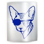 PIRATE Sphynx Funny - PICK COLOR & SIZE - Cat Feline Breed Pet Love Vinyl Decal Sticker E - Image 2