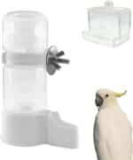 Pet Bird Water Feeder, Automatic Parrot Feeder for Parakeets, Budgies, Finches, Lovebirds, Canaries - Image 2