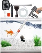 QZQ Aquarium Gravel Cleaner [2024 Edition] Vacuum Fish Tank Vacuum Cleaner Tools for Aquarium Water Changer with Aquarium Thermometers Fish Net kit Use for Fish Tank Cleaning Gravel and Sand - Image 2