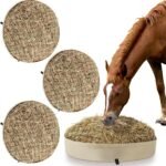 ROYALAY 3 Packs Slow Feeder Hay Bags for Horses or Goats, Pets Heavy Duty Hay Bags Made from Durable Nylon Rope, Full Day Horse Feeding Large Feeder Bag with Small Holes for Alpacas, Cows, Donkeys - Image 2