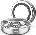 Slow Feeder Dog Bowl, Double-Layer Food-Grade Stainless Steel, Heavy Duty with Non-Slip Rubber Base, 2Cups Capacity for Small and Medium Dogs to Slow Down Eating - Image 2