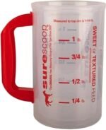 SureScoop Pelleted and Sweet Feed Graduated Measuring Scoop for Horses Goats or Sheep (1 Scoop) - Image 2