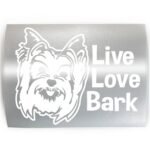 YORKIE LIVE LOVE BARK Yorkies Yorkshire Terrier Dog - PICK COLOR & SIZE - Breed Vinyl Decal Sticker A - Image 2
