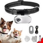 ehomful HD 1080P Cat Camera Collar with Video Record Wireless Mini Sport cam,Small Action Cameras,Body Camera for Pet Supplies/Stuff,Outdoor/Inoor Birthday Gift No WiFi - Image 2