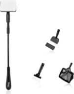 hygger Small Fish Tank Cleaner, Aquarium Cleaning Tools Kit with Handle, Seaweed Scraper, Fishing Net, Sponge Brush,Wall Brush (S) - Image 2