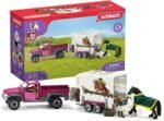 schleich HORSE CLUB — 38-Piece Toy Horse Trailer and Truck Playset with Horse, Rider Action Figure and Accessories, Detailed Animal Toys for Kids Ages 5+ - Image 2