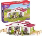 schleich HORSE CLUB — 97-Piece Riding Center Horse Playset, Detailed Horseback Riding Center, Horse Playset with Rider, Horse Toys for Girls & Boys Ages 5+ - Image 2