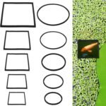 10 PCS Fish Feeding Rings, Aquarium Floating Plant Corral Round & Square Aquarium Plant Holder Fish Toys Turtle Betta Fish Tank Accessories Reduces Automatic Fish Feeder Waste, Maintains Water Quality - Image 2