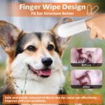 OBSEDE Ear Cleaner Finger Wipes, Grooming Kit Care for Dogs and Cats Regular Soothing Odor Control Reduce Dirt Wax Build Up Pet Supplies Easy to Use Fresh Coconut Scent, 60 Count - Image 4