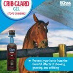EQyss Crib Guard Horse Anti-Chewing Gel with Brush Applicator - Stops Cribbing & Gnawing, Non-irritating, Safe for All Surfaces, Aloe-based Clear Gel - Image 3