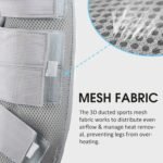 Harrison Howard Horse Fly Boots Horse Leg Guards Set of 4 -Silver (Full) - Image 4