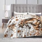 Horse Blanket for Boys Girls, Cool Horse Themed Design Printed Throw Blankets for Kids Lap, Chair Sofa, Warm Soft Cozy Blanket, 40"x 50" - Image 7