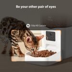 Automatic Cat Feeder with Camera: Automatic Cat Food Dispenser App Remote Control Timed Feeding of Dry Food WiFi Pet Feeder with Audio and Video Recording Up to1-8 Meals for Cat & Small Dog - Image 5