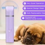 Dog Grooming Clippers Kit-Electric Rechargeable Cat Trimmer Tools-Cordless Quiet Pet Nail Paw Grinder-4 in 1 Multifunctional Low Noise Shaver-Razor for feet Face Ears Toenail Eye - Image 5