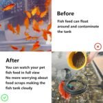 FREESEA Aquarium Fish Feeding Ring: Round Clear Floating Food Ring for Small Fish Tanks - Image 7