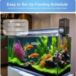 Automatic Fish Feeder for Aquarium - Fish Feeder Automatic Dispenser with Timer, LCD Display, Precision Feeding, Auto Fish Food Vacation Feeder for Fish Tank Accessories, Battery Included - Image 3