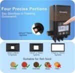 Automatic Fish Feeder for Aquarium - Fish Feeder Automatic Dispenser with Timer, LCD Display, Precision Feeding, Auto Fish Food Vacation Feeder for Fish Tank Accessories, Battery Included - Image 4