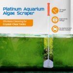 FL!PPER Flipper Platinum Aquarium Algae Scraper (28” Rigid Shaft) - Aquarium Glass Cleaner Tool with Serrated Blade - Algae Remover for Fish Tank Scraper for Glass Aquariums and Acrylic Tanks - Image 3