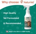 NaturVet Natural Horse Spray for Flies – for Horses Coat, Legs, Shoulders & Neck – Includes Citronella, Rosemary, Cedar Oils – Herbal Fragrance for Horses – 32 Oz. - Image 5