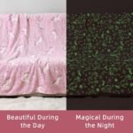 DaysU Glow in The Dark Blanket, Luminous Kids Throw Blanket for Couch Sofa Toddler Bed, Birthday Present for Boys Girls, Micro Flannel Warm Soft Plush Blanket, 50"x60", Flying Horse - Image 3