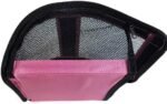 Tote for Lifelike Stuffed Interactive Pet Dogs and Cats, Nylon and Mesh Toy Carrier for Pet Animals, Zippered Carrying Case Accessory (Pink) - Image 6