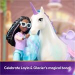 Unicorn Academy, Layla & Glacier Set with 2 Riding Accessories & Hair Styling Tool, Dolls & Unicorn Toys for Girls Ages 4 and up - Image 5