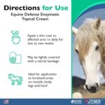 Zymox PET King Brands Equine Defense Enzymatic Topical Cream, 2.5 oz. – Multi-Complex Enzyme Ointment for Horse, Livestock & Animal Wound Care - Image 3