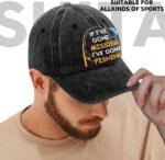Fishing Adjustable Cotton Baseball Cap, Funny Trucker Hat Gift for Men Women Grandpa Dad Fishing Lover Fisherman - Image 6