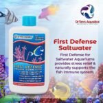 DrTim’s Aquatics First Defense for Saltwater Aquariums – Stress Relief & Immune System Support with Vitamins & Immunostimulants for Fish Tanks 32 oz. - Image 3