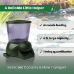 Sammery Pond Fish Feeder, Large-Capacity Automatic Fish Feeder, Outdoor Automatic Fish Feeder, Battery-Powered Automatic Fish Feeding Device, Timed and Quantitative Fish Feeding Device - Image 4