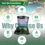 Sammery Pond Fish Feeder, Large-Capacity Automatic Fish Feeder, Outdoor Automatic Fish Feeder, Battery-Powered Automatic Fish Feeding Device, Timed and Quantitative Fish Feeding Device - Image 7