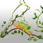Reptile Plants, Terrarium Hanging Plant Vines Artificial Leaves Reptile Hide, Leopard Gecko Tank Accessories, Terrarium Decorations for Bearded Dragon Lizard Snake Geckos Chameleon - Image 7